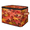 Multicolor 2, variant on CURLYOOT Maple Leaves Storage Bins with Zipper Lid Fabric Storage Baskets Boxes Autumn Washable Foldable Clothes Organizer Container with Leather Handles for Shelves Closet