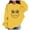 #10 Yellow, variant on Kogui Trendy Casual Hooded Sweatshirt For Girls, Comfort Fit Unique Halloween Graphic Print, Holiday Daily Matching Tops (Green, 7-8 Years)