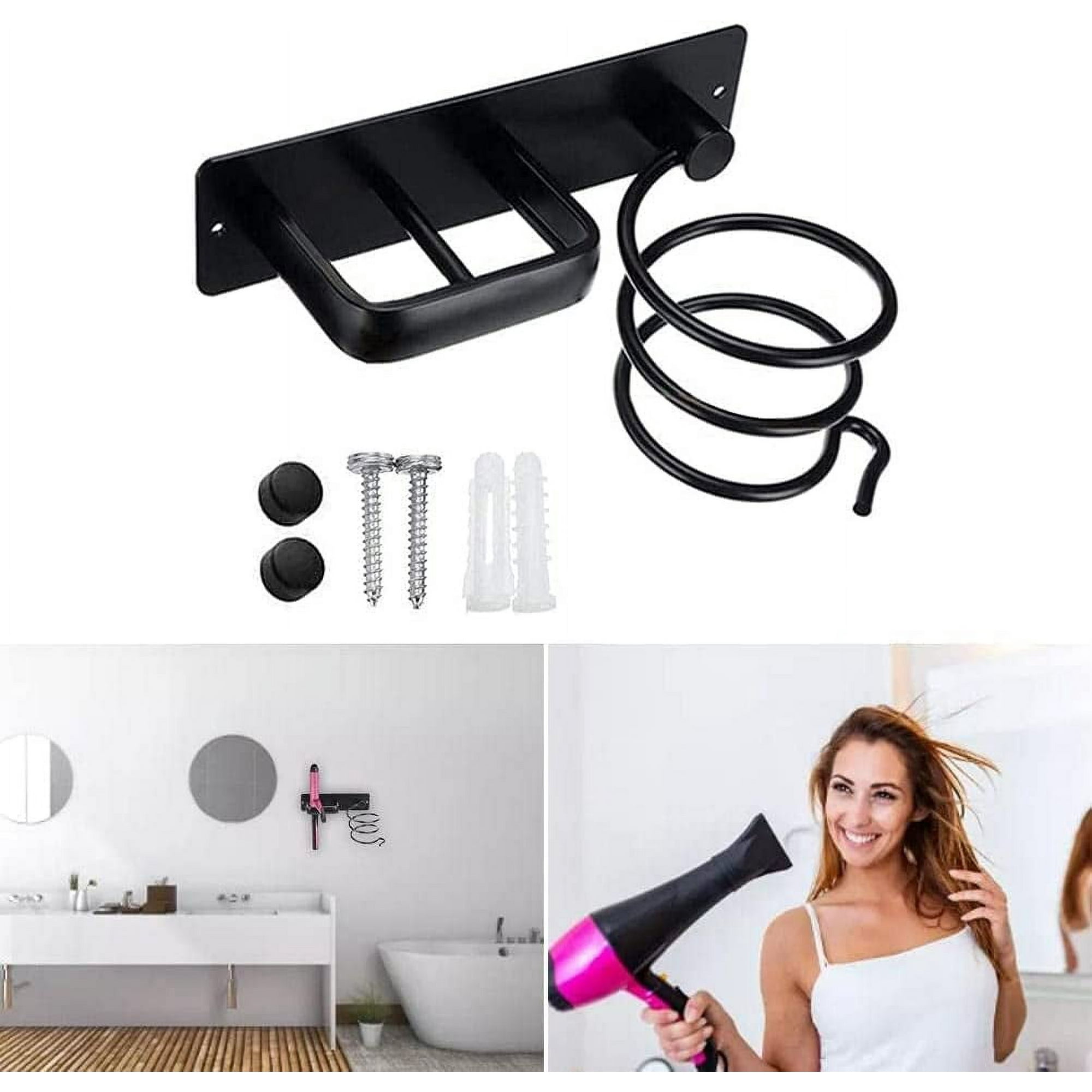 Hair straightener holder wall mounted hot sale
