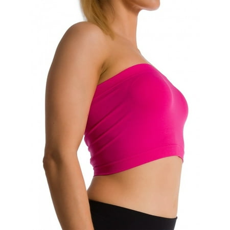 

Women s Seamless Strapless Bra Bandeau Tube Top Bra (Non Padded)