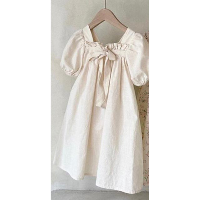 Nouvelle Mode 2023 Robe à Manches Courtes pour Filles Printemps Automne Coton Enfants Mignon Décontracté Floral Vestido Tenues