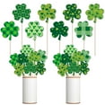 thumbnail image 3 of St Patricks Day Decorations Hanging Shamrock Ornaments for Tree Home Office Party Wall Decor, 3 of 6