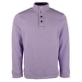 thumbnail image 3 of Tommy Bahama Men's Flipfield Snap Mock Pullover Sweatshirt CVHthr Small, 3 of 6