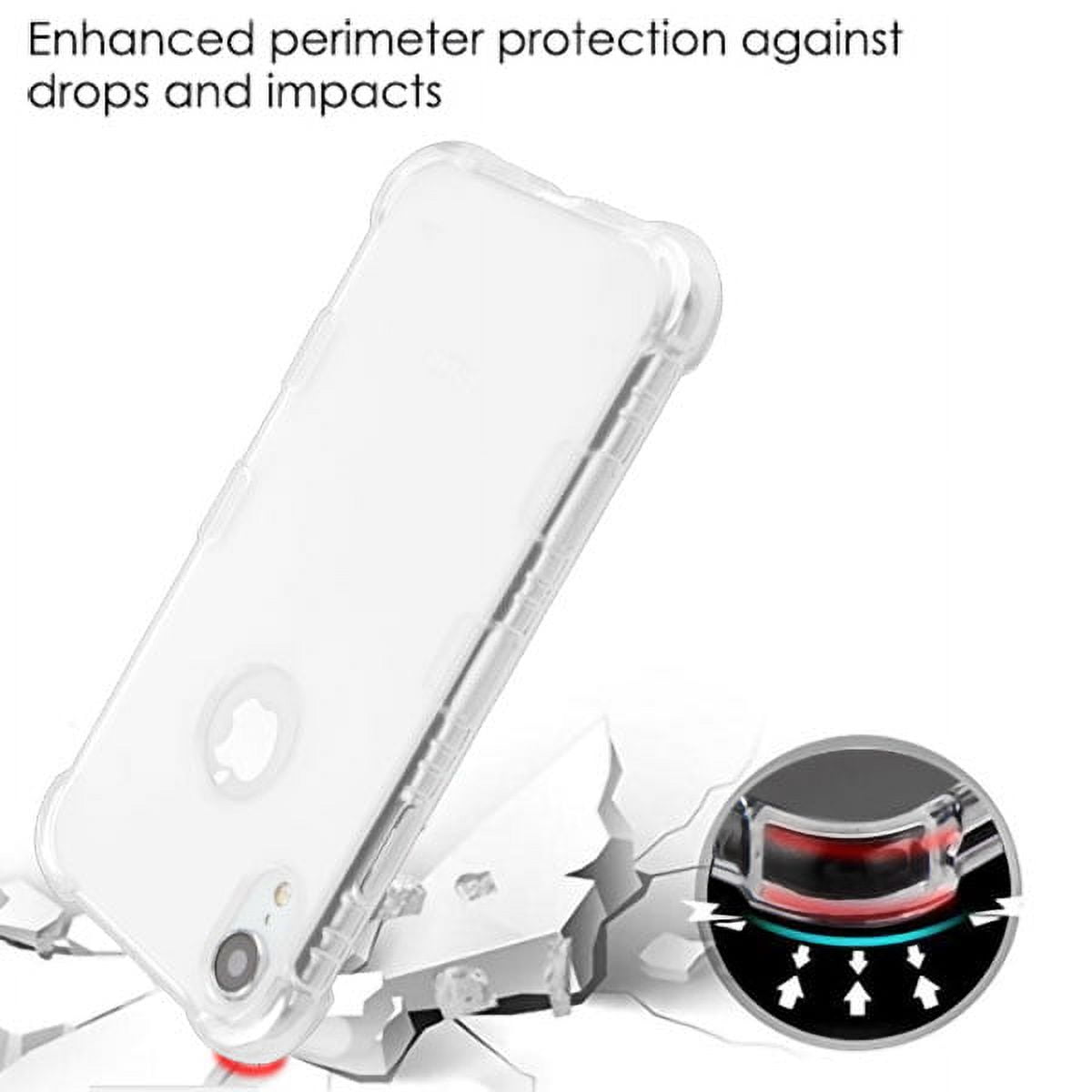 Apple iPhone XR (6.1 Inch) Clear Shockproof Hybrid Armor