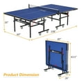 Goplus Foldable Professional Table Tennis Table for Indoor/Outdoor