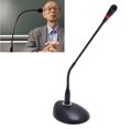thumbnail image 1 of Microphone Col de Cygne Microphone à Condensateur Cardioïde Réglable Microphone de Bureau Multifonctionnel pour Conférence Réunion, 1 of 7