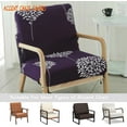 thumbnail image 4 of Housse de Chaise Moderne Mi-Siècle Imprimée Extensible pour Fauteuil de Lecture Housses de Chaise de Salon (Fleur), 4 of 6