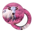 thumbnail image 2 of Haiem Flower Field Cow Cushion Round Bar Chair Seat Cover Bar Chair Cushion Covers Elastic Washable Bar Chair Cover,Protects from Scratches and Stains-12 inch, 2 of 7