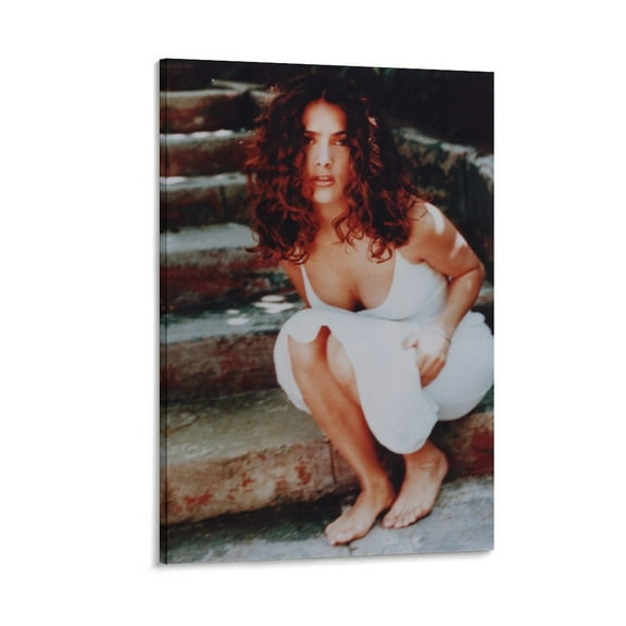 Salma Hayek Hot Girl Sexy Poster (25) Painting On Canvas Wall Art Poster Scroll Picture Print Living Room Walls Decor Home Posters 24x36inch(60x90cm)