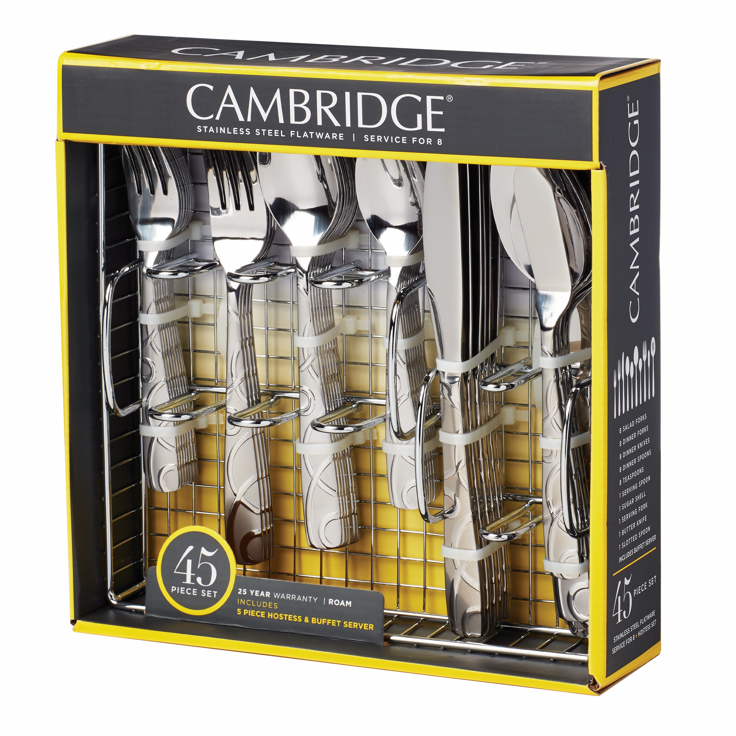 Cambridge Silversmiths 45-Piece Flatware & Hostess Set photo 5
