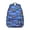 Blue-1, variant on Artistic Watercolor Flower Pattern Backpack Durable Students School Bag with Rustic Floral and Bee Artwork, Great for Travel, Camping, and Gym Sessions