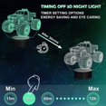 thumbnail image 4 of YSTIAN Monster Trucks Night Light, Monster Trucks Pica 3D Illusion Lamp for Kids, 16 Colors Changing with Remote Control & Timer, Creative Birthday Xmas Gifts for Kids Boys Bedroom Decor, 4 of 9