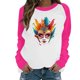 thumbnail image 3 of TaTaai Hoodies Shirts for Women Early Fall Long Sleeve Tops Vintage Graphic Outfits Tops Fashion Pullover Tees Gift, 3 of 6