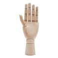 thumbnail image 1 of Wooden Hand Figurines Rotatable Joint Hand Model Drawing Sketch Mannequin Miniatures Home Office Desktop Room ​DIY Decoration, 1 of 6