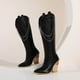 thumbnail image 4 of Otoño e invierno, botas cálidas de talla grande para mujer, tacón de cuña, tacón superalto, estampado de serpiente, botas altas Wmkox8yii sa2500, 4 of 9