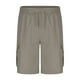 thumbnail image 3 of Pantalones Cortos de Carga de Cintura Elástica para Hombres Casual Sólido Longitud de Rodilla Bolsillo de Carga Pantalones Rectos, Mezcla de Algodón, 3 of 6