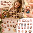 thumbnail image 2 of Christmas Advent Calendar, 24 Piece Piggy Mini Christmas Ornaments Set, Advent Calendar for Student, Fun Holiday Countdown Gift, 2 of 6