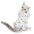 thumbnail image 1 of Lindo algodón casual mascota gato perro camisa cachorro chaleco pantalones ropa desinfección cirugía ropa después de la cirugía MFZFUKR CPB-DE-LYY2269-1, 1 of 5
