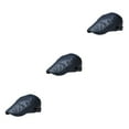 thumbnail image 3 of Guardoinrt Peaked Cap Chic And Stylish Warm And Soft Available In Various Colors Flat Cap dark blue 3Set, 3 of 6