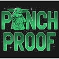 thumbnail image 2 of Girl's Star Wars: The Mandalorian Grogu St. Patrick's Day Galaxy Stars Pinch Proof  Graphic Tee Black Large, 2 of 4