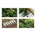 thumbnail image 3 of Qualitchoice Multisizes Vegetable Gardening Hoe Indispensable Garden Raking Loosening Soil Weeding Tools 5 Tooth Copper, 3 of 9