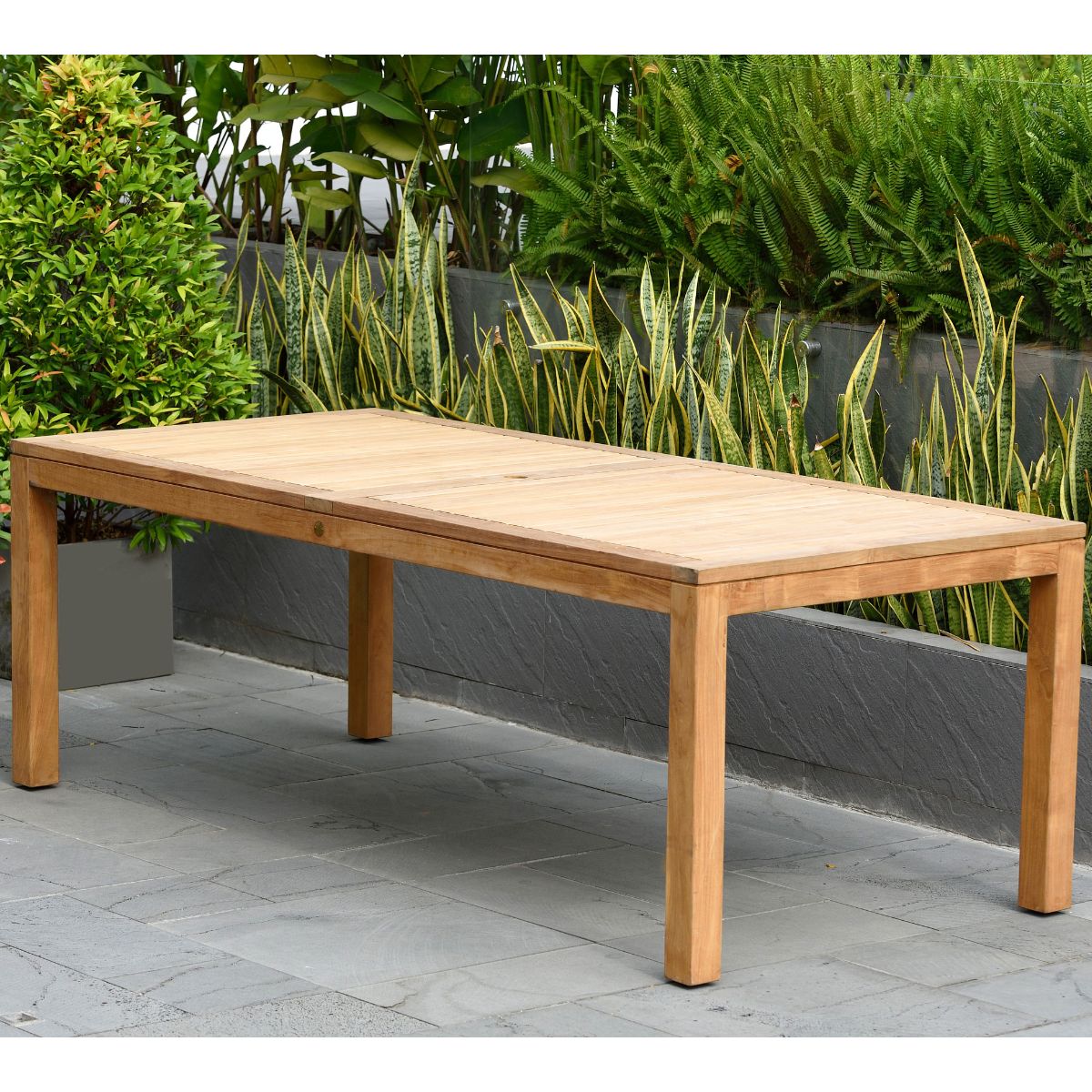 Amazonia Seville 9-Piece 100% FSC Teak Wood Rectangular Patio Dining Set