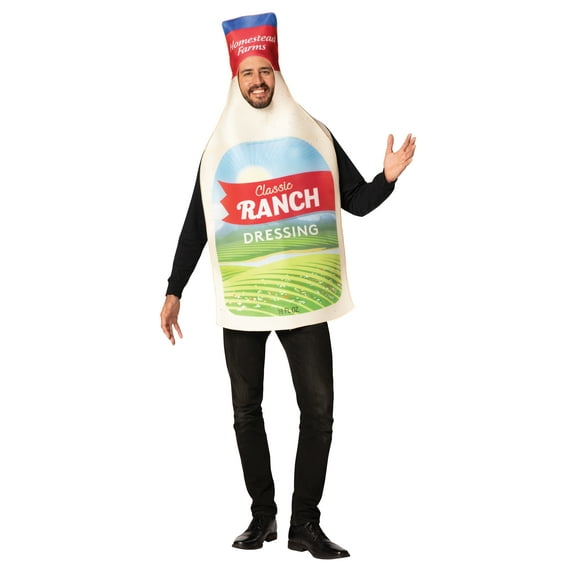 Rasta Imposta Ranch Dressing Halloween Costume Men's and Women's Adult One Size, White