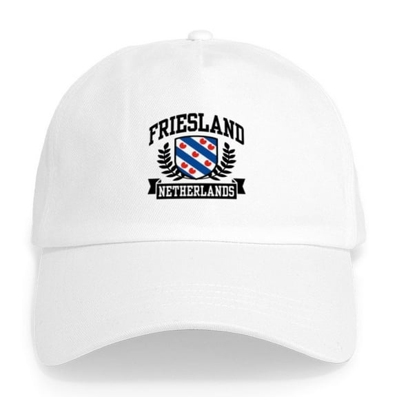 CafePress - Friesland Netherlands Cap - Adjustable 100% Brushed Unisex Casual Cotton Baseball Cap, Beige, 1