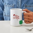 thumbnail image 4 of CafePress - Merry Christmas Mugs - 15 oz Ceramic Large White Novelty Mug, 4 of 6