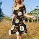 thumbnail image 4 of Vestido de desayuno con huevos y tocino, vestido para mujer, vestidos de verano para mujer, 4 of 7