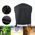 thumbnail image 4 of Grill Cover Waterproof Gas Grill Protector for Weber Q100 Q200 Series Gas Grills, 4 of 8