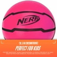 thumbnail image 2 of Nerf Quietcourt Silent Foam Basketball -   Quiet Ball for Indoor Dribbling - 28.5" Size 6 - Kids + Youth Basketball - Never Goes Flat Foam, 2 of 9