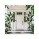 thumbnail image 2 of 6ft/7ft bird of paradise artificial plant con permanent flower - 17(20) trunks faux leaves, ideal para para indoor/outdoor decor, great housewarming gift, 2 of 8