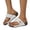 White, variant on Willtoo Women Wedge Sandals Platforms Open Toe Chunky Heels Hollow Slippers Slip on Vintage Wide Width Non-Slip Summer Dressy Solid Color Fashion Walking Comfort Beach Outdoor Shoes