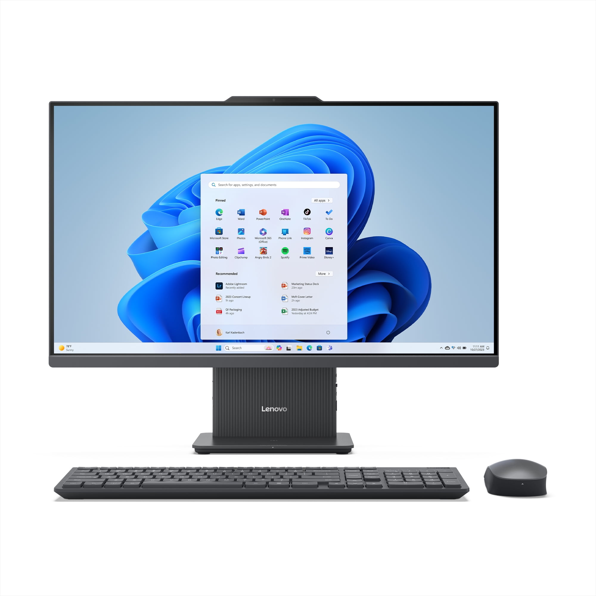 HP Win11 デスクトップ 快速i3 8G 快適SSD 23.8'モニター HP 23.8