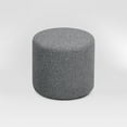 thumbnail image 4 of Lifestyle Solutions Warren Round Ottoman, Gray Sherpa Fabric, 4 of 8