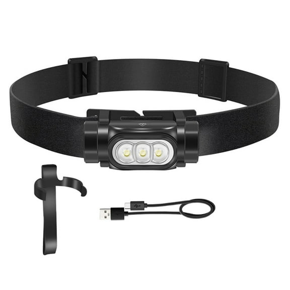 Huhudde Bright LED Headlights USB Rechargeable Headlamps Flashlight Waterproofs Head Lamp Small Powerful Flashlight Headlamps