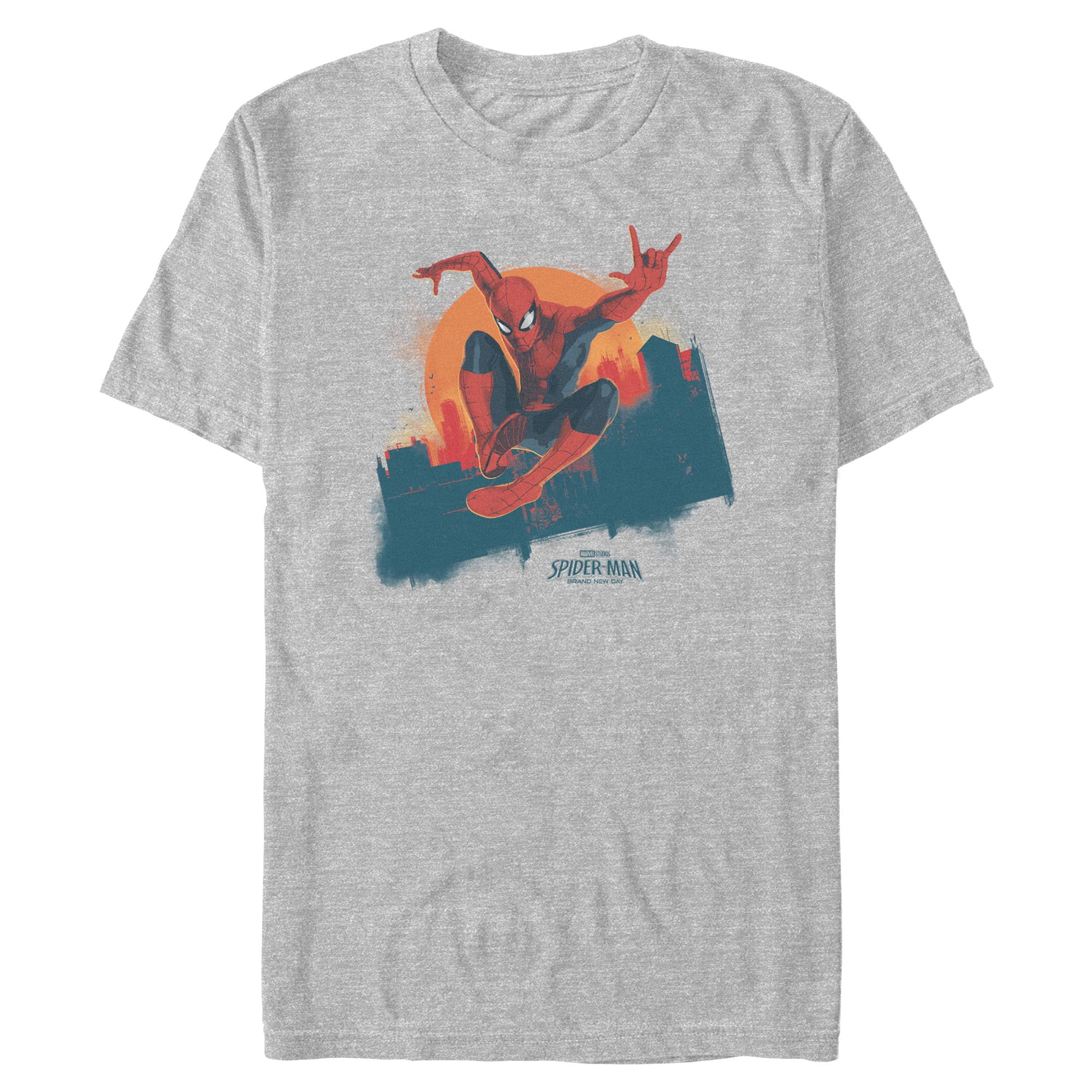 Marvel Spider-Man Brand New Day Front and Back Men's Graphic Tee