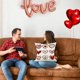 thumbnail image 4 of Funda de almohada de San Valentín de 17,7 x 17,7 pulgadas, decorativa, con forma de corazón, cuadrada, suave, para exteriores, hogar, sofá, regalos de Navidad, decoración navideña de otoño,, 4 of 5