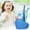 Blue, variant on Shiogb Silicone Toothbrush Holder Home Fun Animal, Bathroom Organizer Pencil Cup, Cute Organizer Helps Love Brushing
