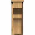 thumbnail image 2 of 7 1/2"W x 14"D x 22"H Monterey Smooth Corbel w/Backplate, Western Red Cedar, 2 of 9