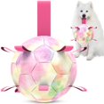 thumbnail image 1 of Balón de fútbol para perros QDAN extra grande y duradero para perros de más de 80 libras, 1 of 7