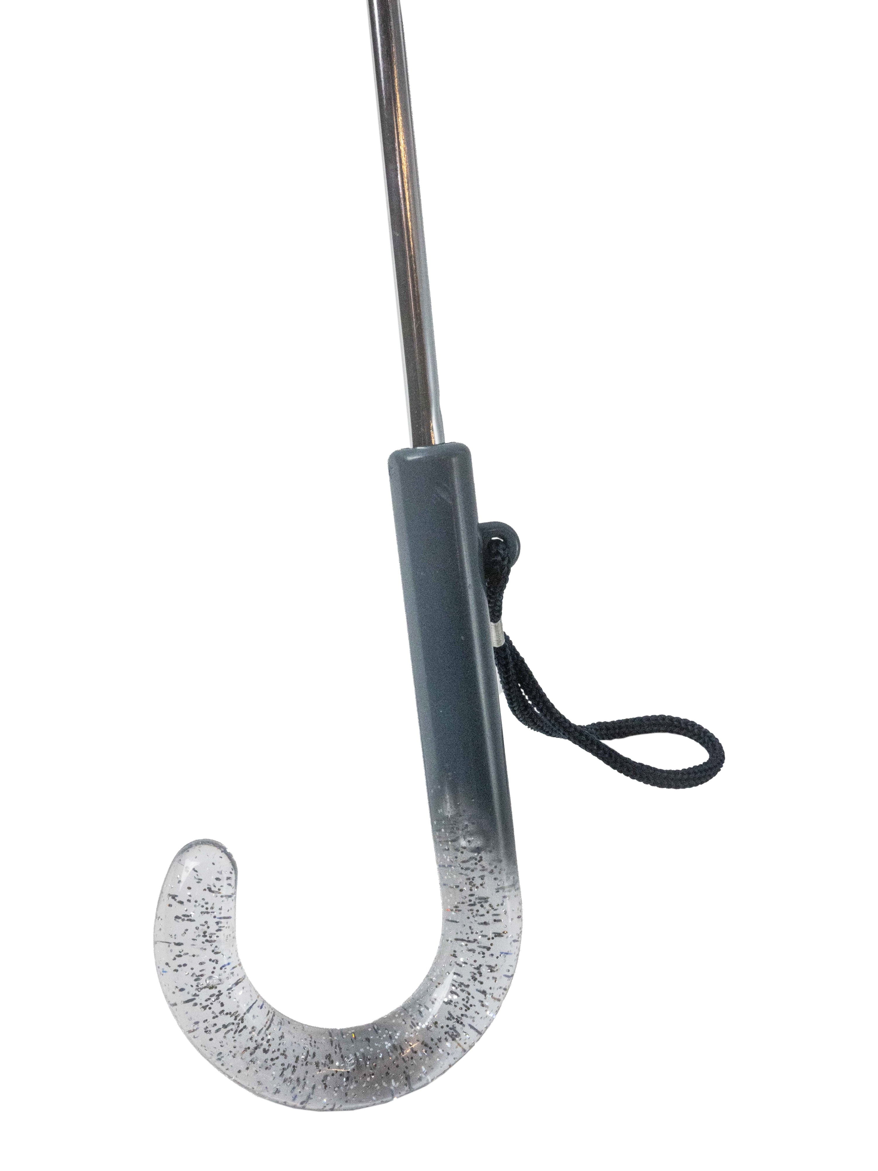 Justice Girls Umbrella, Stick Style, Curved Handle