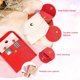thumbnail image 4 of Uxcell 6 Pcs Mini Bolsa de Joyería, 8 Pulgadas Bolsas de Joyería Pequeñas de Cuero PU Suave Bolsa de Almacenamiento de Regalo para Joyería de Viaje para Mujeres Anillos Collar Pulsera, Rojo, 4 of 7