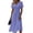 Light Purple, variant on HAJWOH Women's Cocktail Trendy Dresses Formal Wedding Guest Modest Church Vintage Tea Party Midi Evening V Neck Shirts Sundress