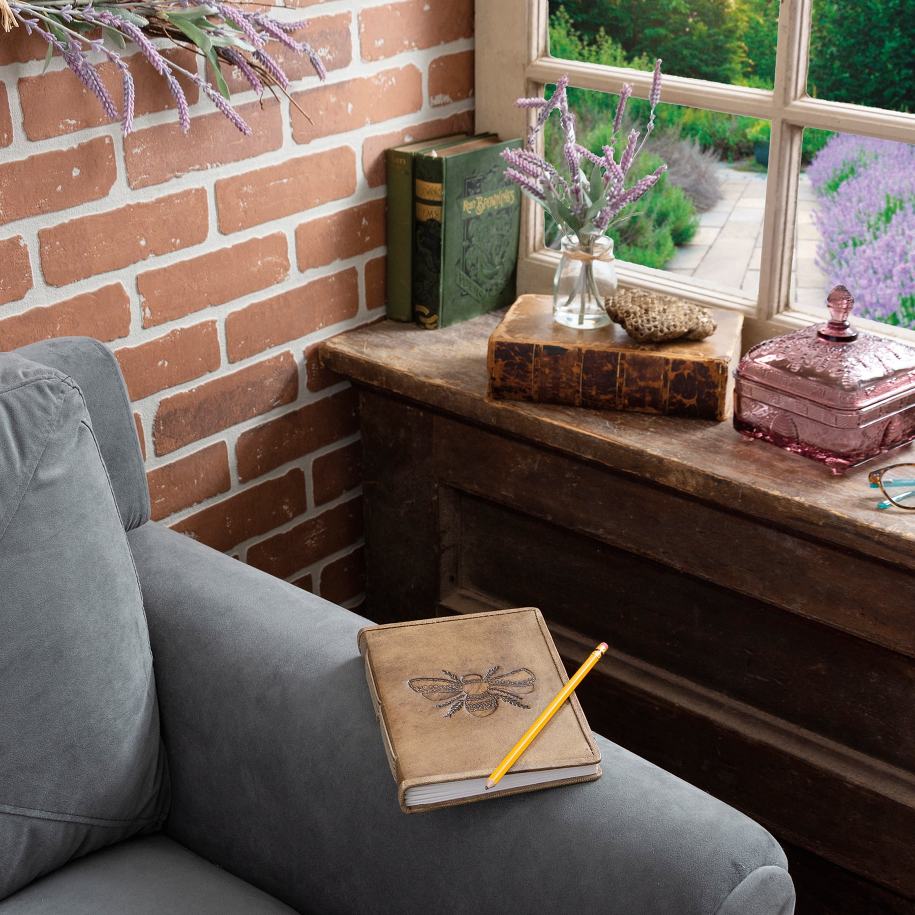 Primitives by Kathy Bee Leather Journal