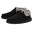 thumbnail image 2 of Hey Dude Wendy Fold Youth Felted Cozy Black Size 5  Girl's Loafers  Girl's Slip On Shoes  Comfortable & Light Weight, 2 of 8