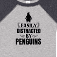 thumbnail image 4 of Inktastic Easily Distracted by Penguins Boys or Girls Baby Bodysuit, 4 of 5