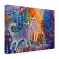 thumbnail image 4 of Trademark Fine Art 'Cats in the Galaxy' Canvas Art by Oxana Ziaka, 4 of 4