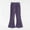 Purple, variant on Juslio Girls Pants Casual Unisex Child Summer Mid Size Breathable Comfortable Cool Pocket Flare Leggings